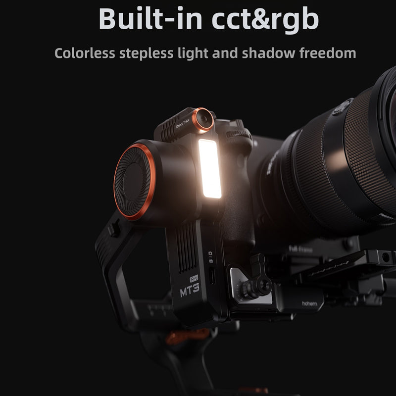 2026 New MT3 Pro Kit Professional AI Camera Stabilizer Handheld Three-Axis Anti-Shake Balancer for Sony and Canon Cameras with Remote Image Transmission and Detachable Remote Control