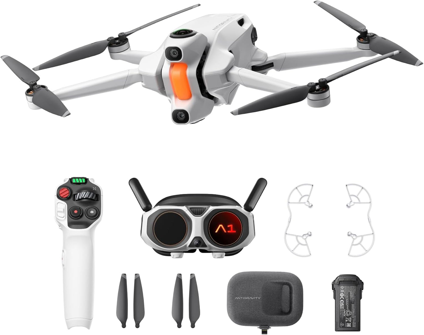New Antigravity A1-360 8K Drone, Immersive Glasses, Gesture Control (Suitable for Adult Beginners), Intelligent ObstacleAvoidance, 249g Foldable Design, Depth Tracking, Auto Return to Home, Automatic Professional HD Video Editing