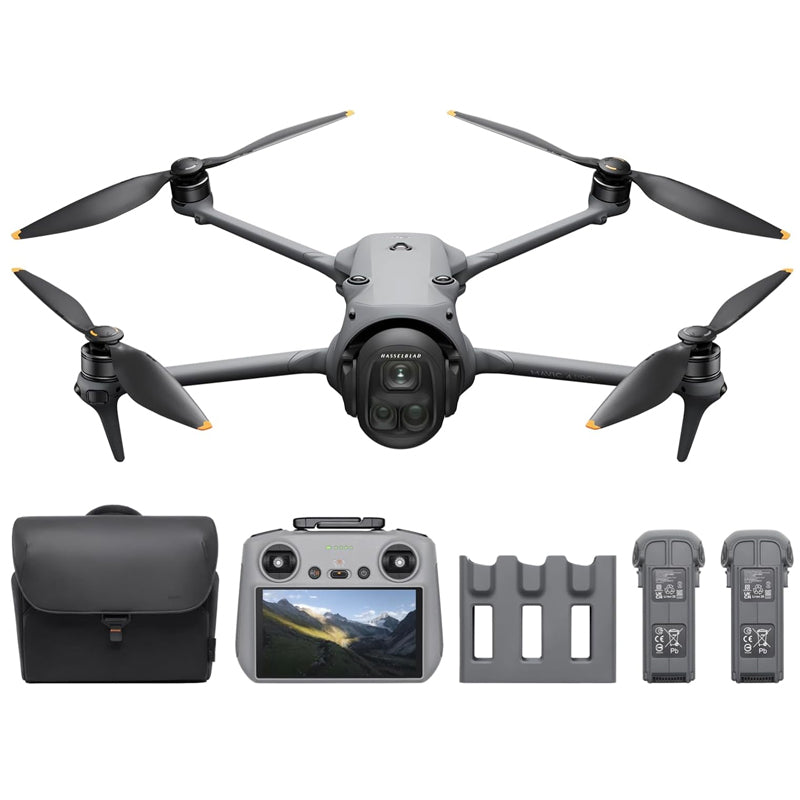 Mavic 4 Pro 512GB Creator Kit (including remote control Pro 2), flagship level triple camera drone, equipped with 100MP 4/3 CMOS Hasselblad camera, maximum flight time of 51 minutes, including three batteries Professional Edition movie level photography