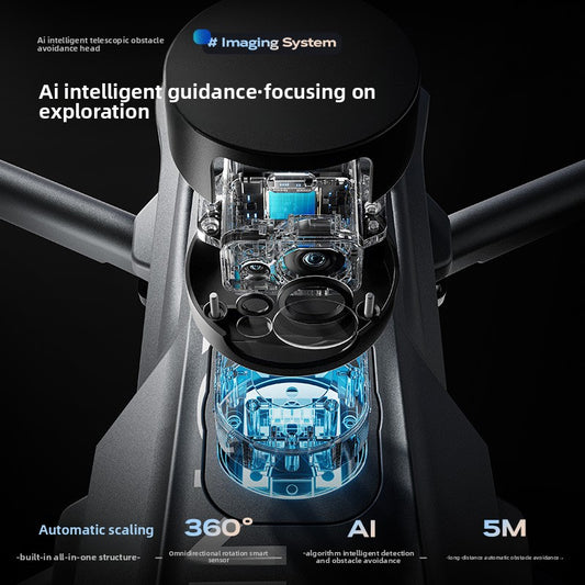New product Wing 6 with GPS, large screen remote control drone, digital image transmission, three-axis ultra-clear 4K aerial photography, dual cameras, 40-minute ultra-long flight time, flight height, 800.45m mAh large battery, 8K image quality drone