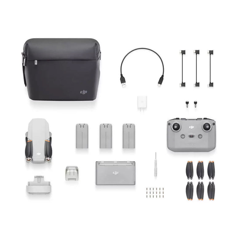Mini 2 Fly More Combo – Ultralight Foldable Drone, 3-Axis Gimbal with 4K Camera, 12MP Photos, 31 Mins Flight Time, OcuSync 2.0 10km HD Video Transmission
