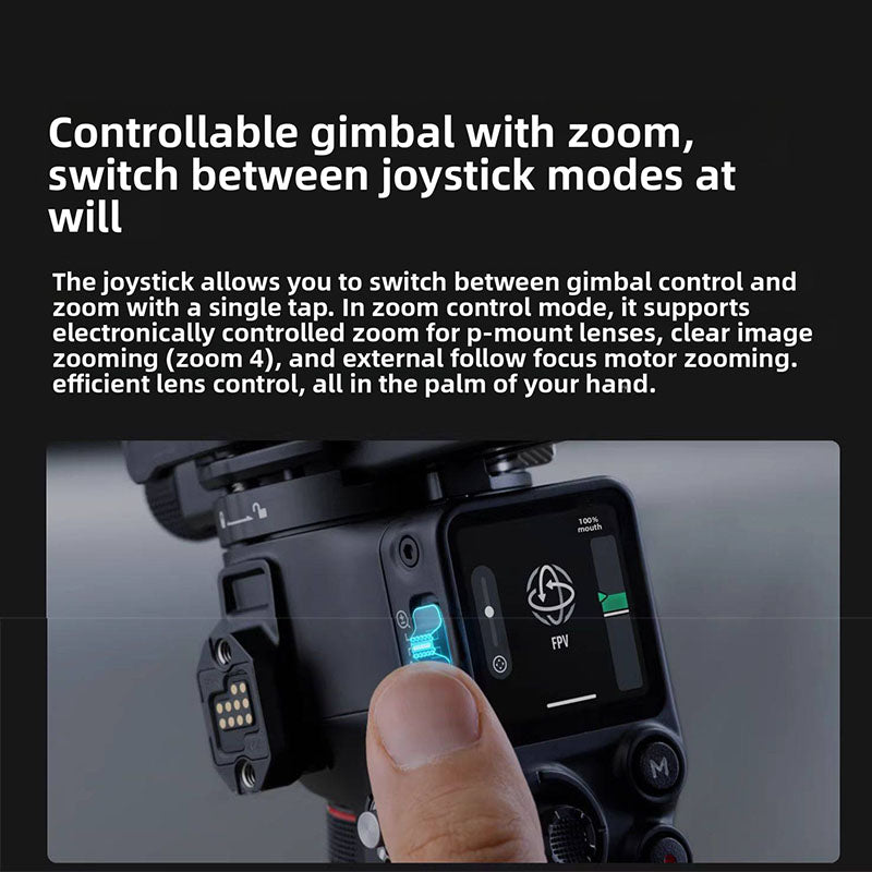 2026 new RS5 handheld gimbal stabilizer with three-axis anti shake and lightweight commercial camera stabilizer
