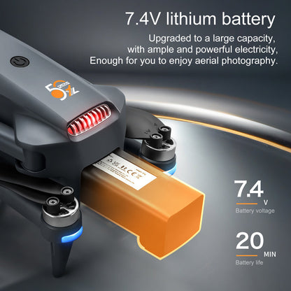 Drone YL059 GPS Remote Control Brushless Aircraft with Drop Function Obstacle Avoidance, and 5G Screen Control Quadrcopter