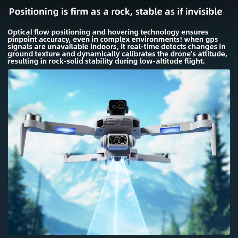 8K dual-camera F8 obstacle-avoiding mini drone with LCD screen remote control, GPS positioning, brushless high-definition aerial photography aircraft, 10 0m image transmission, 360-degree omnidirectional obstacle avoidance, 35-minute flight time