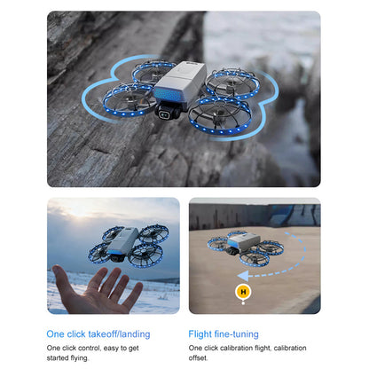 The new G63 drone is a professional aerial photography folding aircraft with screen control and optical flow brushless remote control multi-functional aircraft