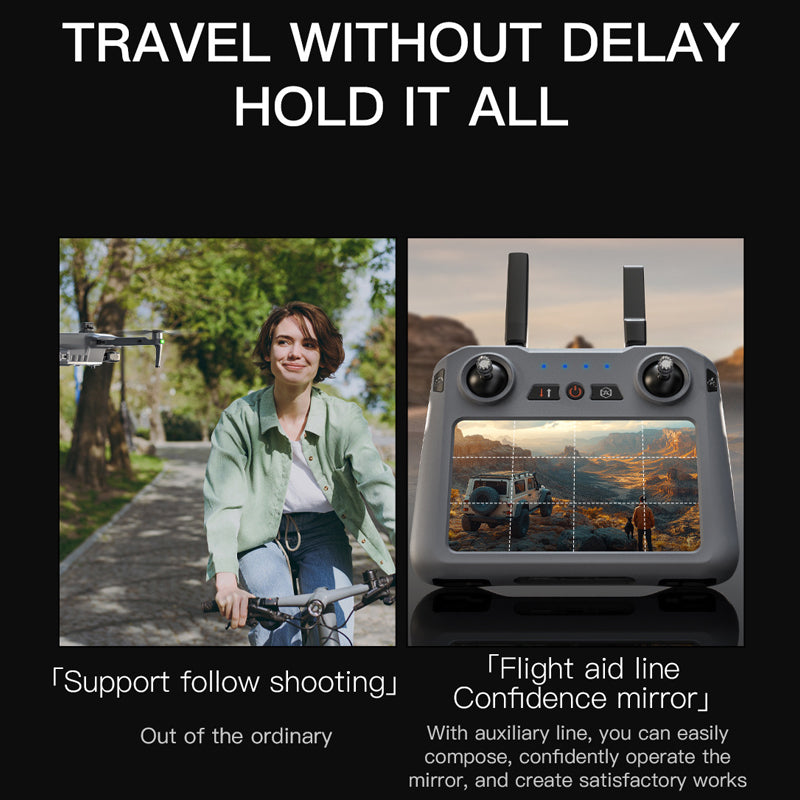 SG909 high-definition three-axis anti shake imaging drone, 10 kilometers 5G digital image transmission with screen remote control, professional level aerial photography, 45 minutes long endurance, 360 degree obstacle avoidance aircraft