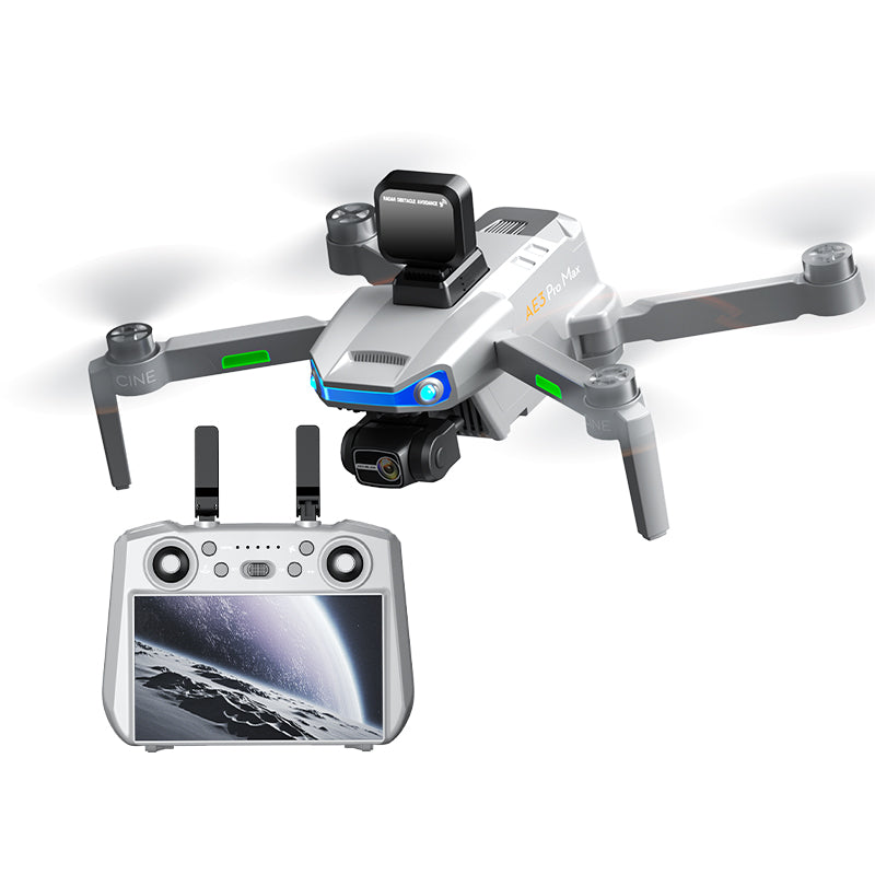AE3 screen control 360 ° radar obstacle avoidance GPS automatic return unmanned aerial vehicle three-axis mechanical self stabilizing pan tilt zoom anti shake high-definition professional aerial photography electrically adjustable camera aircraft