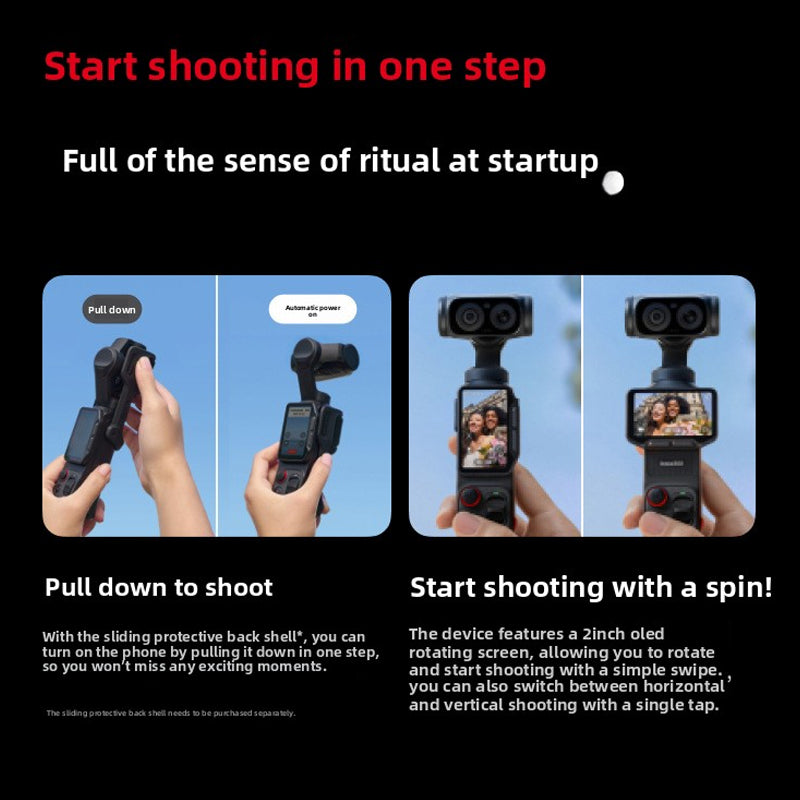 [New Product Launch] Insta360 Luna Ultra 8K Leica 1.3inch Super Telephoto Dual-Camera AI Three-Core Cinema-Grade Professional Gimbal Camera with Detachable Screen, Remote Control, 200-Megapixel Panoramic Photos