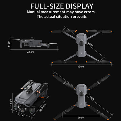 SG909 high-definition three-axis anti shake imaging drone, 10 kilometers 5G digital image transmission with screen remote control, professional level aerial photography, 45 minutes long endurance, 360 degree obstacle avoidance aircraft