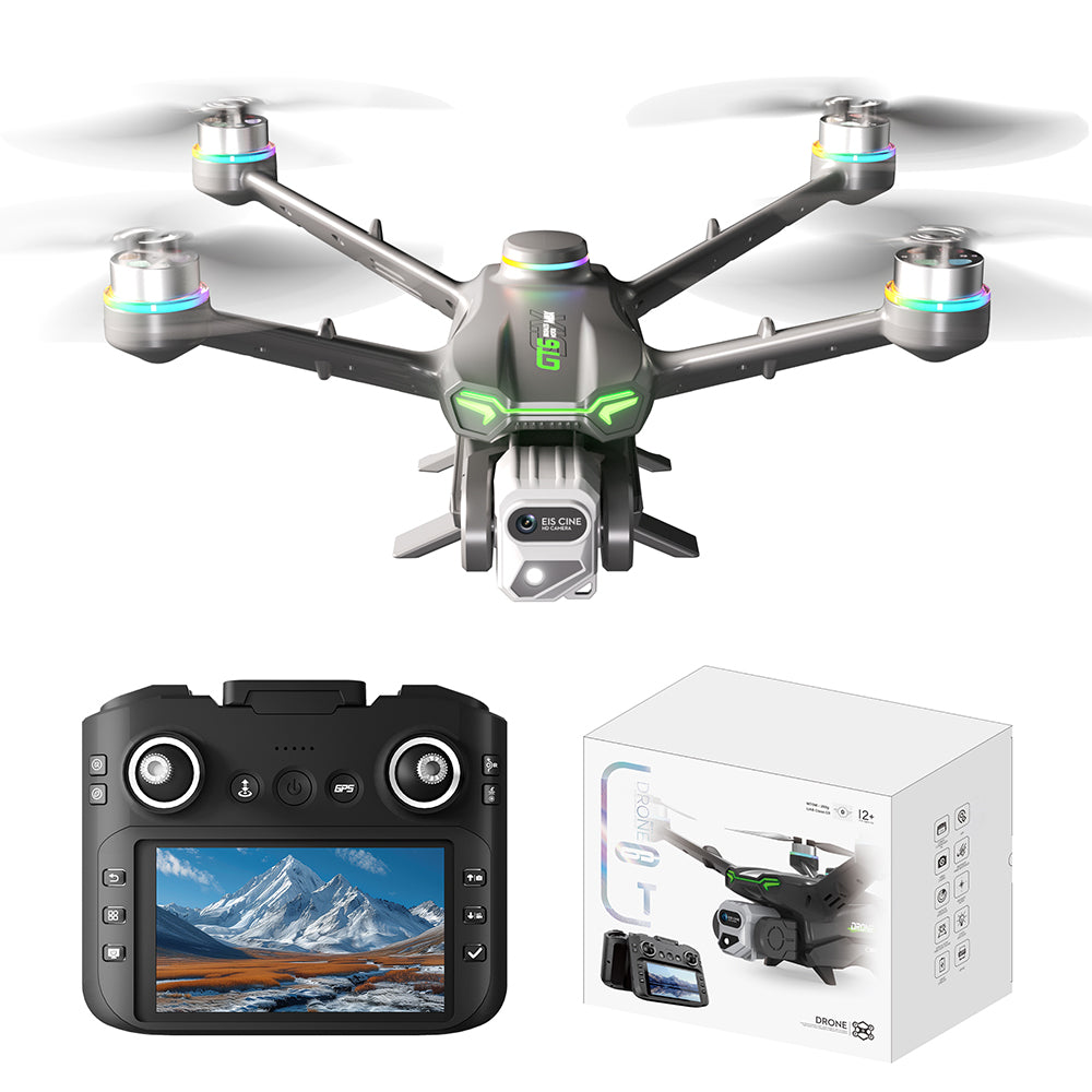 GT6 professional drone GPS automatic return quadcopter remote control with screen display high-definition aerial photography obstacle avoidance aircraft