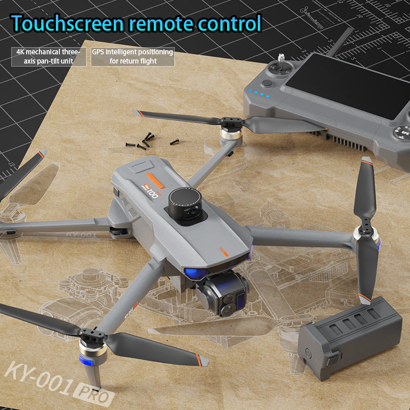 2026 new professional aerial drone with three-axis anti shake digital image transmission, touch screen control, 360 degree all-round obstacle avoidance, 4K camera, 45 minute endurance, aircraft GPS positioning, AI calculation, 4500mAh large battery