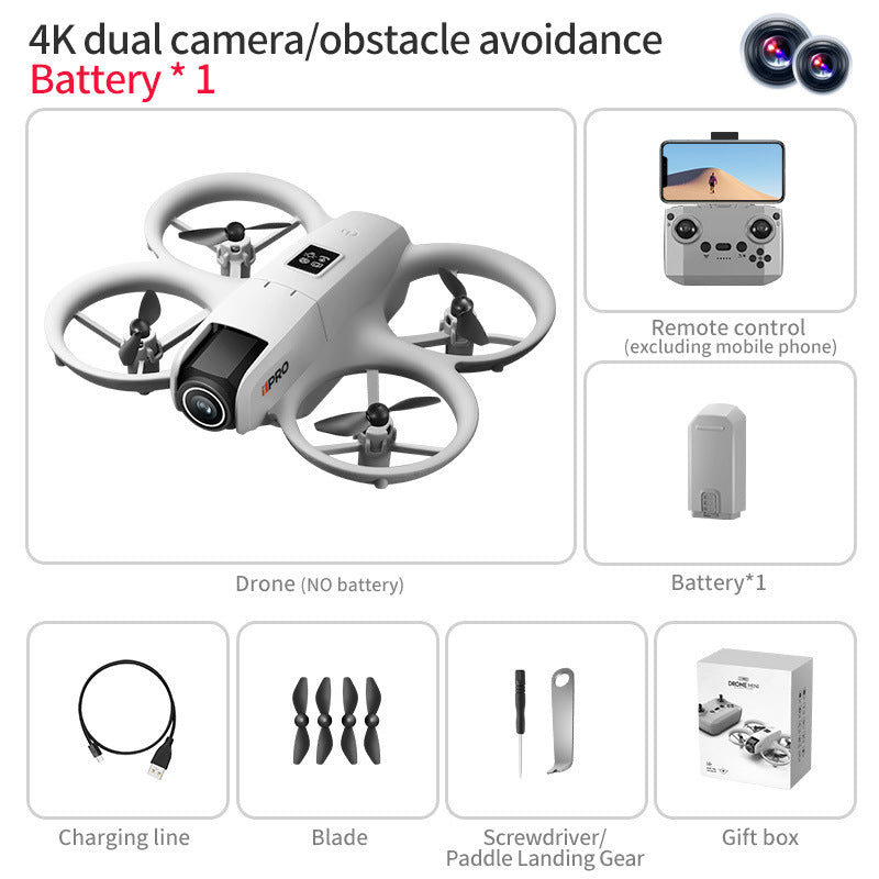 i1PRO Drone Aerial Photography Quadcopter with Light, Optical Flow Positioning, and Remote Control