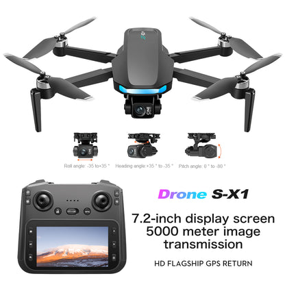 The S-X1 professional aerial photography drone features a 4K high-definition camera, GPS positioning, intelligent obstacle avoidance and return, and is a multi-functional aircraft