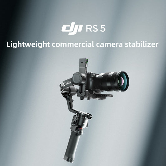 2026 new RS5 handheld gimbal stabilizer with three-axis anti shake and lightweight commercial camera stabilizer
