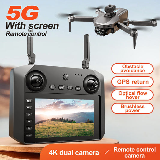 K619MAX remote control brushless unmanned aerial vehicle with 4.5-inch display screen