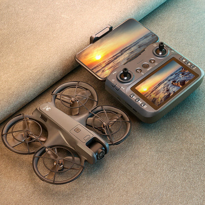 V666 drone with screen aerial photography, high-definition remote control, fully protected fixed height multifunctional aircraft