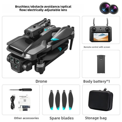 M22max Drone with Obstacle Avoidance 4.5 Inch Screen HD Camera Quadcopter RC Aircraft for Aerial Photography