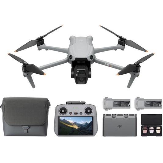 Air3S Dual Camera Flagship Aerial Drone Professional HD Travel Photography Active Obstacle Avoidance Follow up Shooting 45 Minutes Range 20 Kilometers Image Transmission Aircraft