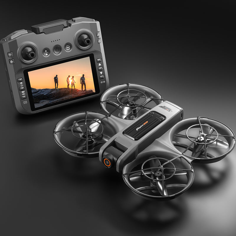 S156 Brushless RC Drone with Screen FPV Racing Drone, HD Camera, 4-Axis UAV with Optical Flow Positioning