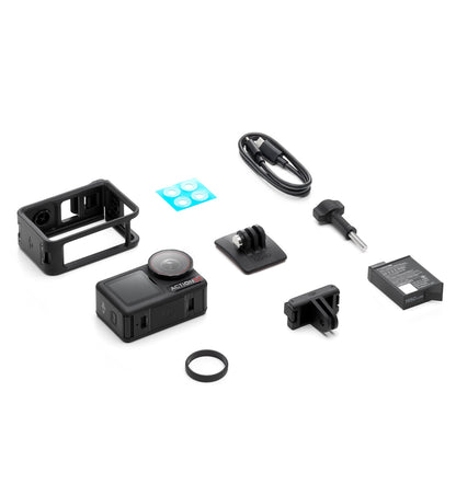 Osmo Action 5 Pro Standard Combo, Waterproof Action Camera with 1/1.3" Sensor, 4K/120fps Video, Subject Tracking, Stabilization, Dual OLED Touchscreens, Ideal for Sports, Vlog