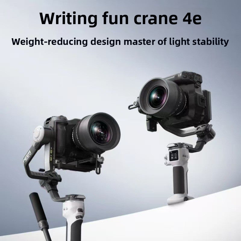 4E Gimbal Stabilizer 3 Axis Professional Camera Anti Shake for Sony Canon Nikon Mirrorless Cameras Wireless Bluetooth Connectivity