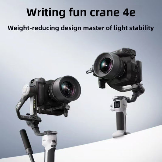 4E Gimbal Stabilizer 3 Axis Professional Camera Anti Shake for Sony Canon Nikon Mirrorless Cameras Wireless Bluetooth Connectivity