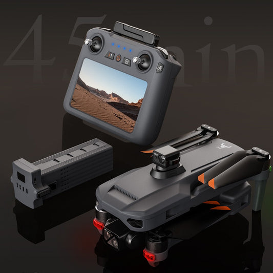 SG909 high-definition three-axis anti shake imaging drone, 10 kilometers 5G digital image transmission with screen remote control, professional level aerial photography, 45 minutes long endurance, 360 degree obstacle avoidance aircraft