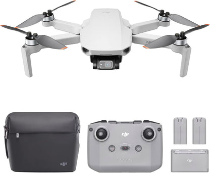 Mini 2 Fly More Combo – Ultralight Foldable Drone, 3-Axis Gimbal with 4K Camera, 12MP Photos, 31 Mins Flight Time, OcuSync 2.0 10km HD Video Transmission