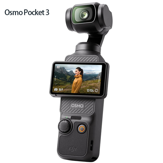 Osmo Pocket 3，Vlogging camera with1-inch CMOS and4K/120fps video, 3-axisstabilization, fast focus,facial/object tracking,2-inch rotatabletouchscreen, smallcamera forphotography,multifunctional