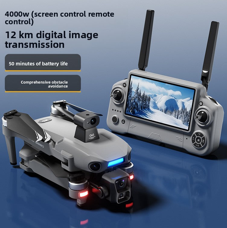 2026 New S880 Professional Aerial Photography Drone with Large-Screen Remote Controller, 12-Kilometer Long-Range Video Transmission, 3-Axis Gimbal, and 4K HD Flight Capability