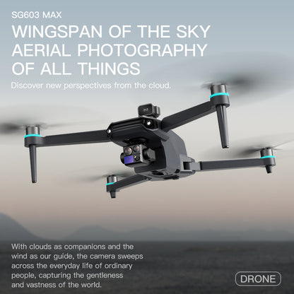 New SG603pro Aerial Drone GPS Intelligent Follow Back Long Endurance Anti Fall Remote Control Dual Camera Three Axis gimbal Aircraft