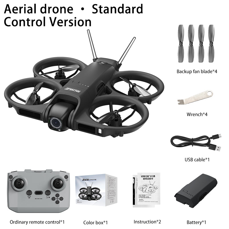 New Z906 professional drone aerial photography dual camera electric dimming flow obstacle avoidance aircraft large screen remote control aircraft