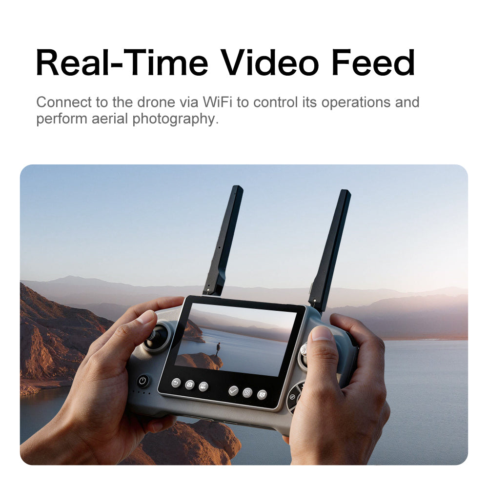 GT60 drone large screen control GPS with airdrop high-definition aerial photography return obstacle avoidance quadcopter