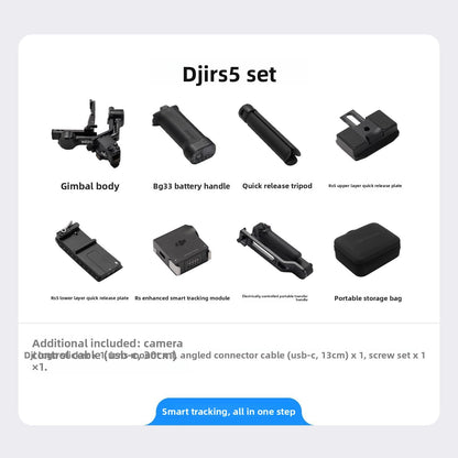 2026 new RS5 handheld gimbal stabilizer with three-axis anti shake and lightweight commercial camera stabilizer