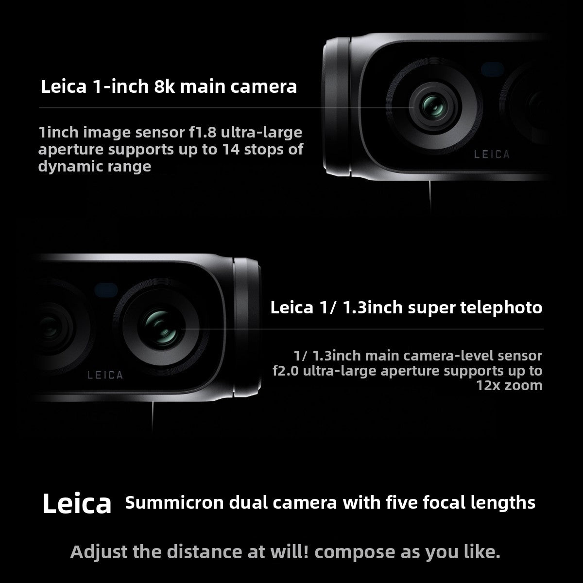 [New Product Launch] Insta360 Luna Ultra 8K Leica 1.3inch Super Telephoto Dual-Camera AI Three-Core Cinema-Grade Professional Gimbal Camera with Detachable Screen, Remote Control, 200-Megapixel Panoramic Photos
