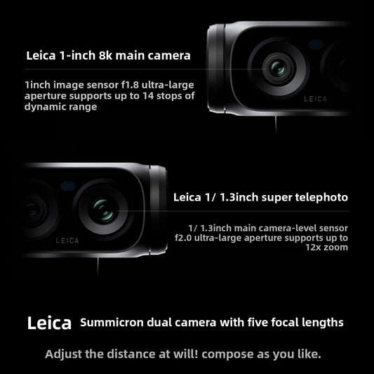 [New Product Launch] Insta360 Luna Ultra 8K Leica 1.3inch Super Telephoto Dual-Camera AI Three-Core Cinema-Grade Professional Gimbal Camera with Detachable Screen, Remote Control, 200-Megapixel Panoramic Photos