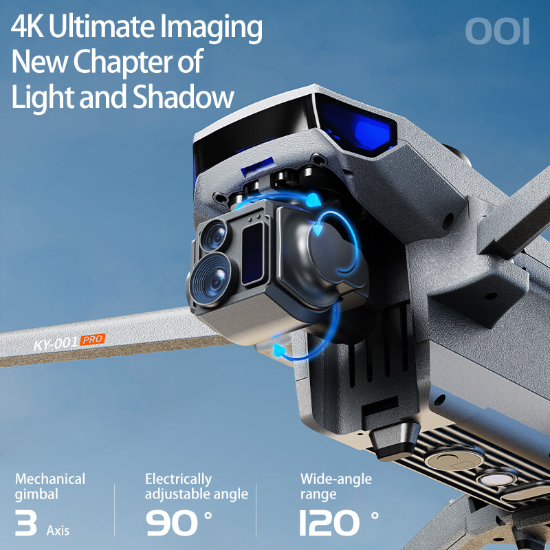 2026 new professional aerial drone with three-axis anti shake digital image transmission, touch screen control, 360 degree all-round obstacle avoidance, 4K camera, 45 minute endurance, aircraft GPS positioning, AI calculation, 4500mAh large battery