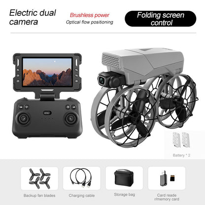 The new G63 drone is a professional aerial photography folding aircraft with screen control and optical flow brushless remote control multi-functional aircraft