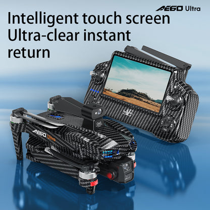 AE60 large screen remote control three-axis gimbal airdrop GPS drone 5G digital 12 kilometer image transmission 360 ° radar obstacle avoidance high-definition professional electrically adjustable camera ultra wide angle 9800mAh lithium battery aircraft