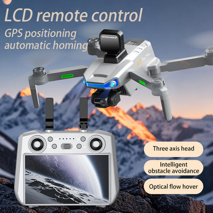 AE3 screen control 360 ° radar obstacle avoidance GPS automatic return unmanned aerial vehicle three-axis mechanical self stabilizing pan tilt zoom anti shake high-definition professional aerial photography electrically adjustable camera aircraft