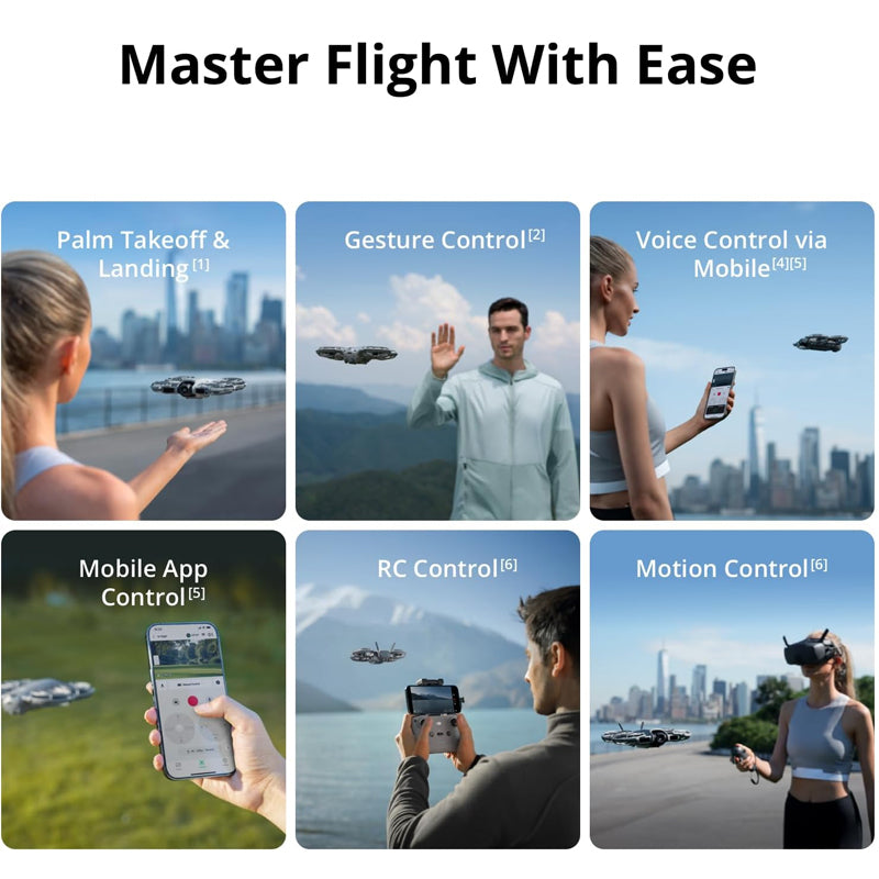 New product Neo2 handheld Vlog aerial drone AI intelligent tracking flight camera 4K lens automatic composition omnidirectional obstacle avoidance multifunctional aircraft
