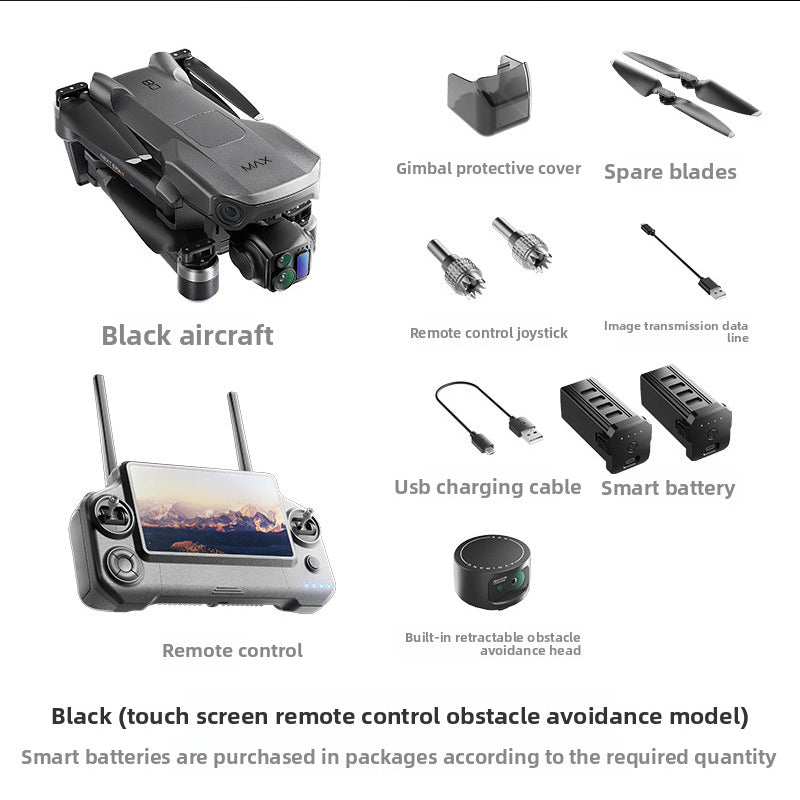 P7MAX Drone with GPS 5G FPV 3-axis Gimbal 4K HD Camera Long Flight Time Screen Remote Control