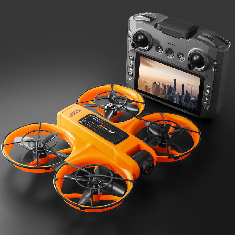 S156 Brushless RC Drone with Screen FPV Racing Drone, HD Camera, 4-Axis UAV with Optical Flow Positioning