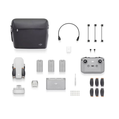 Mini 2 Fly More Combo – Ultralight Foldable Drone, 3-Axis Gimbal with 4K Camera, 12MP Photos, 31 Mins Flight Time, OcuSync 2.0 10km HD Video Transmission