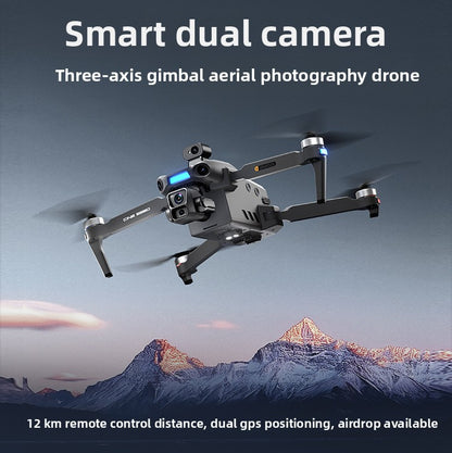 2026 New S880 Professional Aerial Photography Drone with Large-Screen Remote Controller, 12-Kilometer Long-Range Video Transmission, 3-Axis Gimbal, and 4K HD Flight Capability