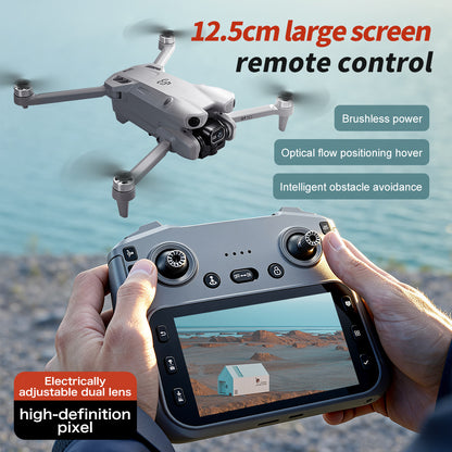 2026 New 4.3-inch Large Screen GT50 Aerial Drone Brushless Motor Four Axis Mini Aircraft Fixed Altitude Aircraft
