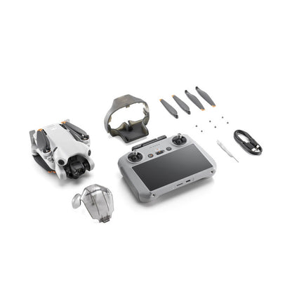 Mini 4 Pro Fly MoreCombo Plus with RC2 (Screen RemoteController), FoldingMini-Drone with 4KHDR Video Camera forAdults, 2 ExtraIntelligent FlightBatteries Plus for45-Min Flight Time