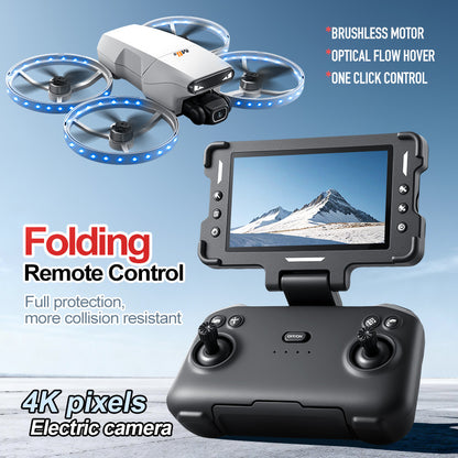 M6S professional drone screen control aerial photography brushless remote control aircraft dual camera optical flow lighting aircraft