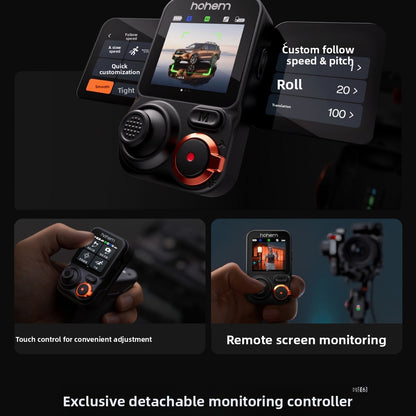 2026 New MT3 Pro Kit Professional AI Camera Stabilizer Handheld Three-Axis Anti-Shake Balancer for Sony and Canon Cameras with Remote Image Transmission and Detachable Remote Control