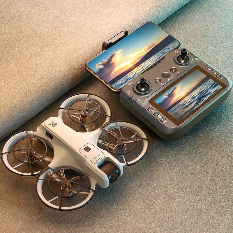V666 drone with screen aerial photography, high-definition remote control, fully protected fixed height multifunctional aircraft